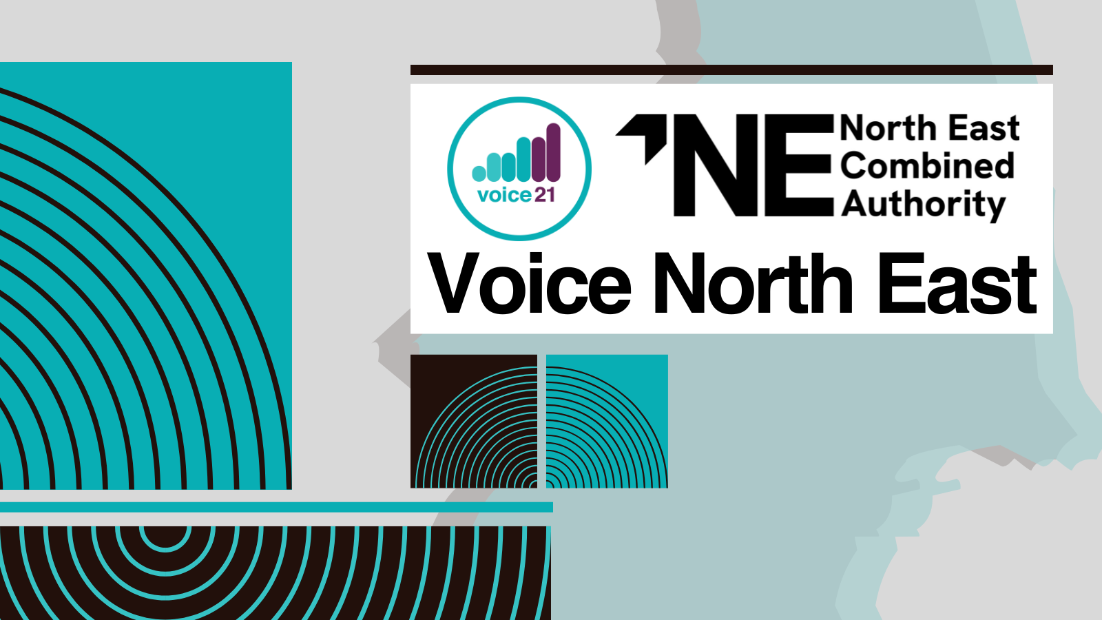 the logo of the voice north east project